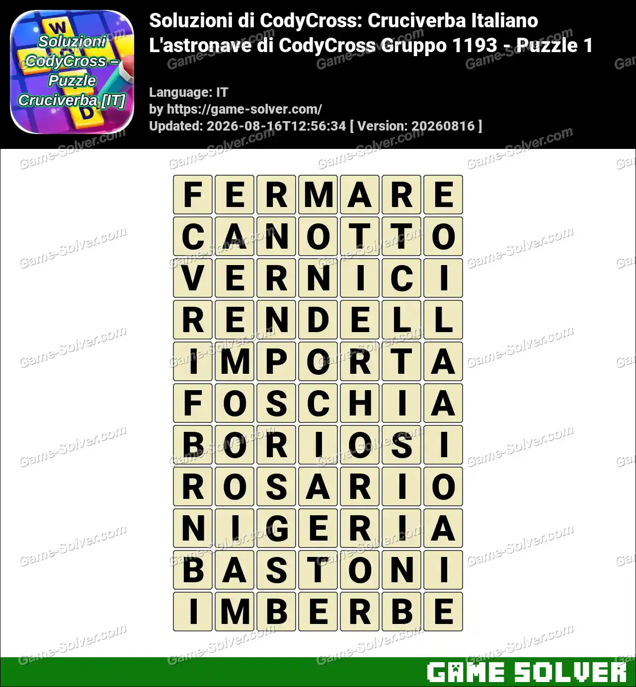 Soluzioni di CodyCross: Cruciverba Italiano L’astronave di CodyCross Gruppo 1193 – Puzzle 1